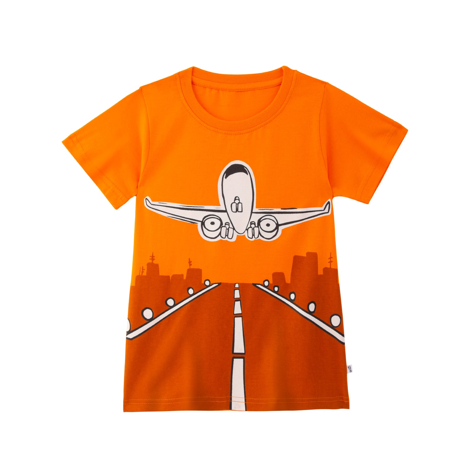 Aeroplane Shorts & Tee Nightsuit - Glow  in the Dark