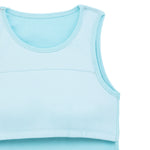 Pool Blue Girl Padded Tank Top