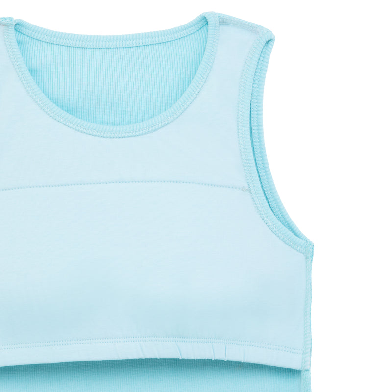 Pool Blue Padded Tank Top