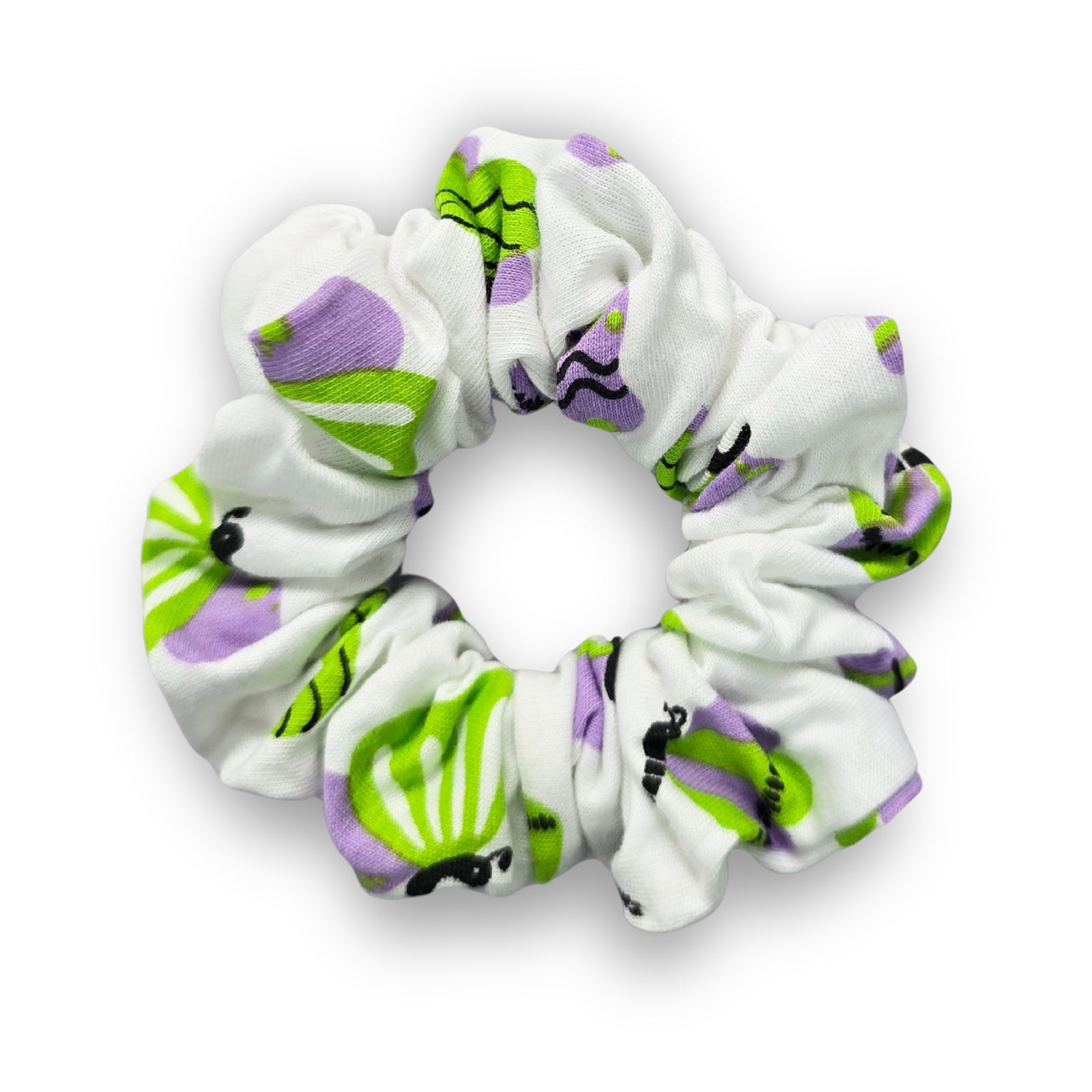 Lavender Butterflies Scrunchie