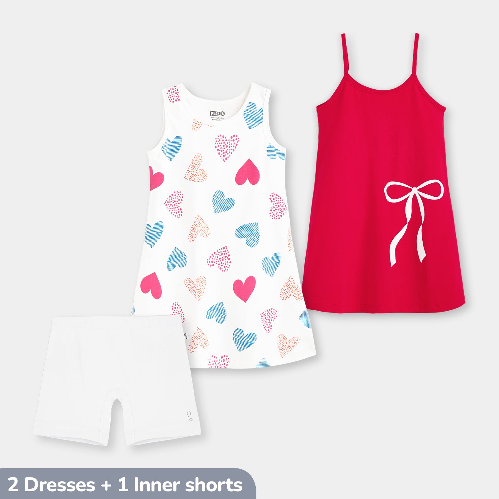 2-Pack Dress & Inner Short Set