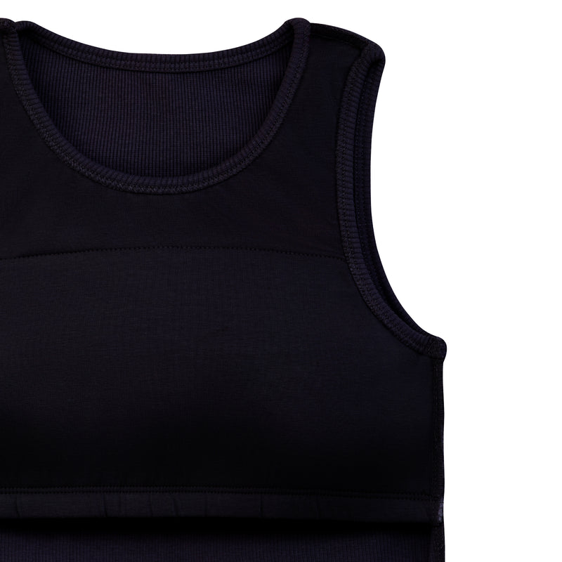 Black Padded Tank Top