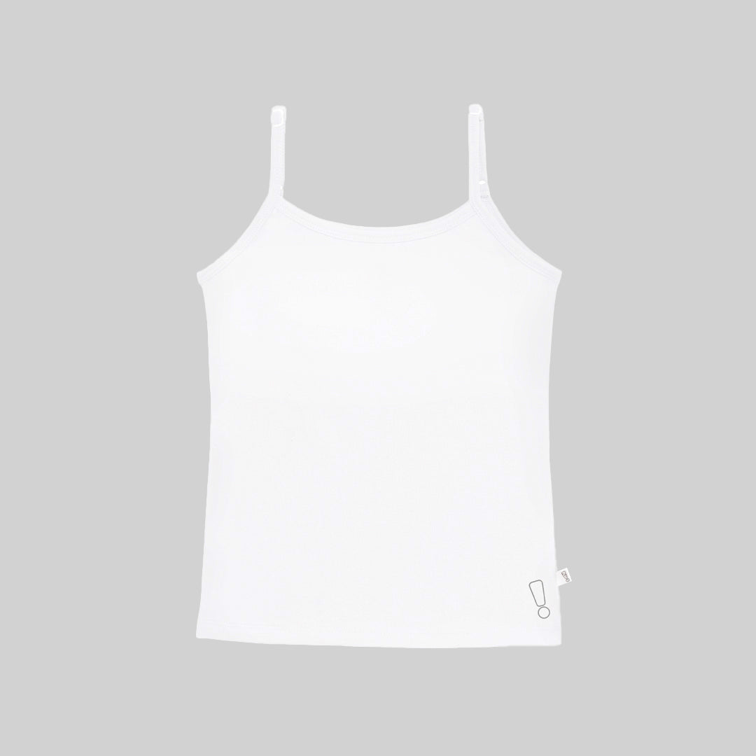 White Inner Shorts & Padded Camisole Set