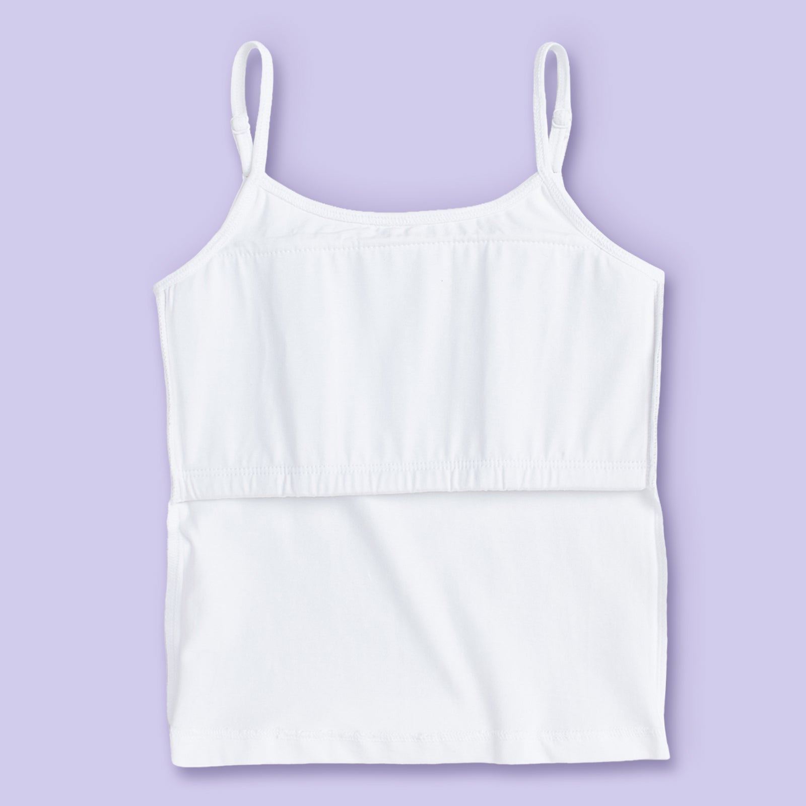 Preteen Starter Pack - Padded Camisole, Training Bra & Trunks - White