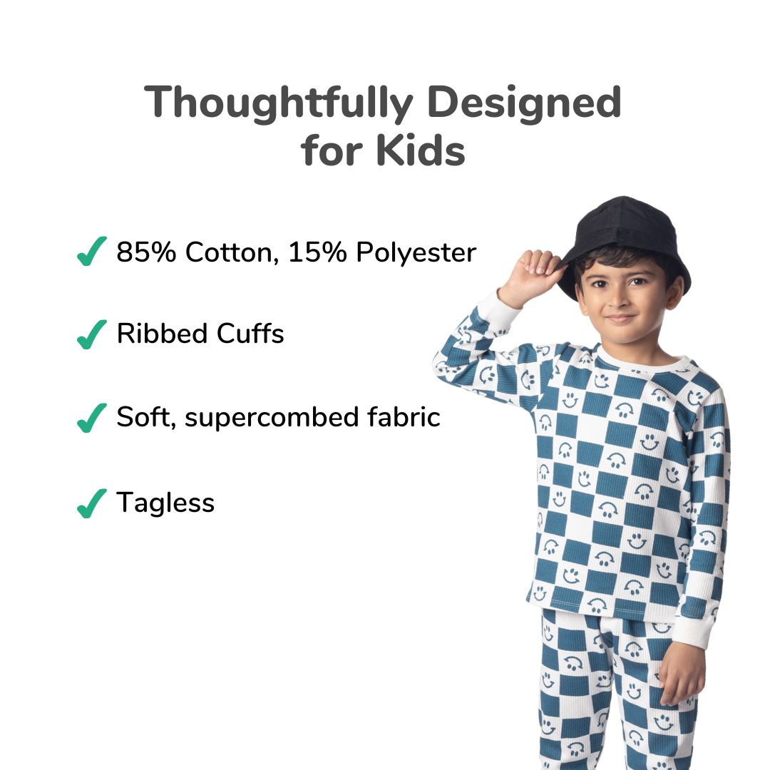 Smiley Winter Co-ord Set for Boys