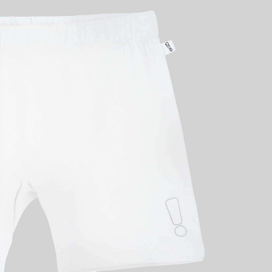 White Inner Shorts & Camisole Set