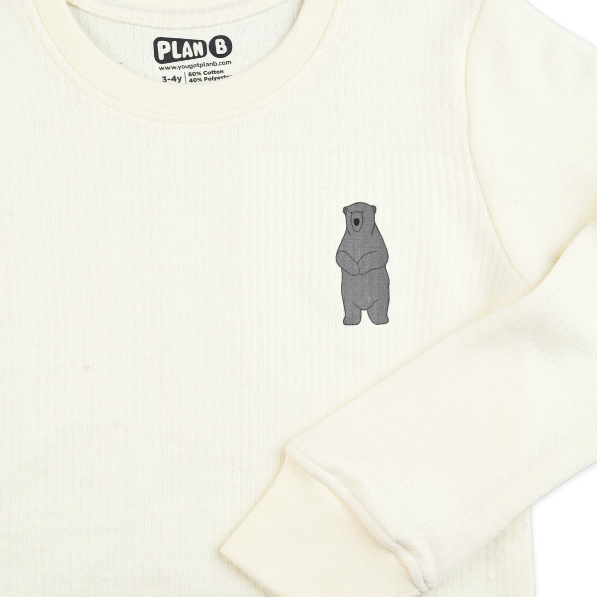 Cream Thermal Set For Boys