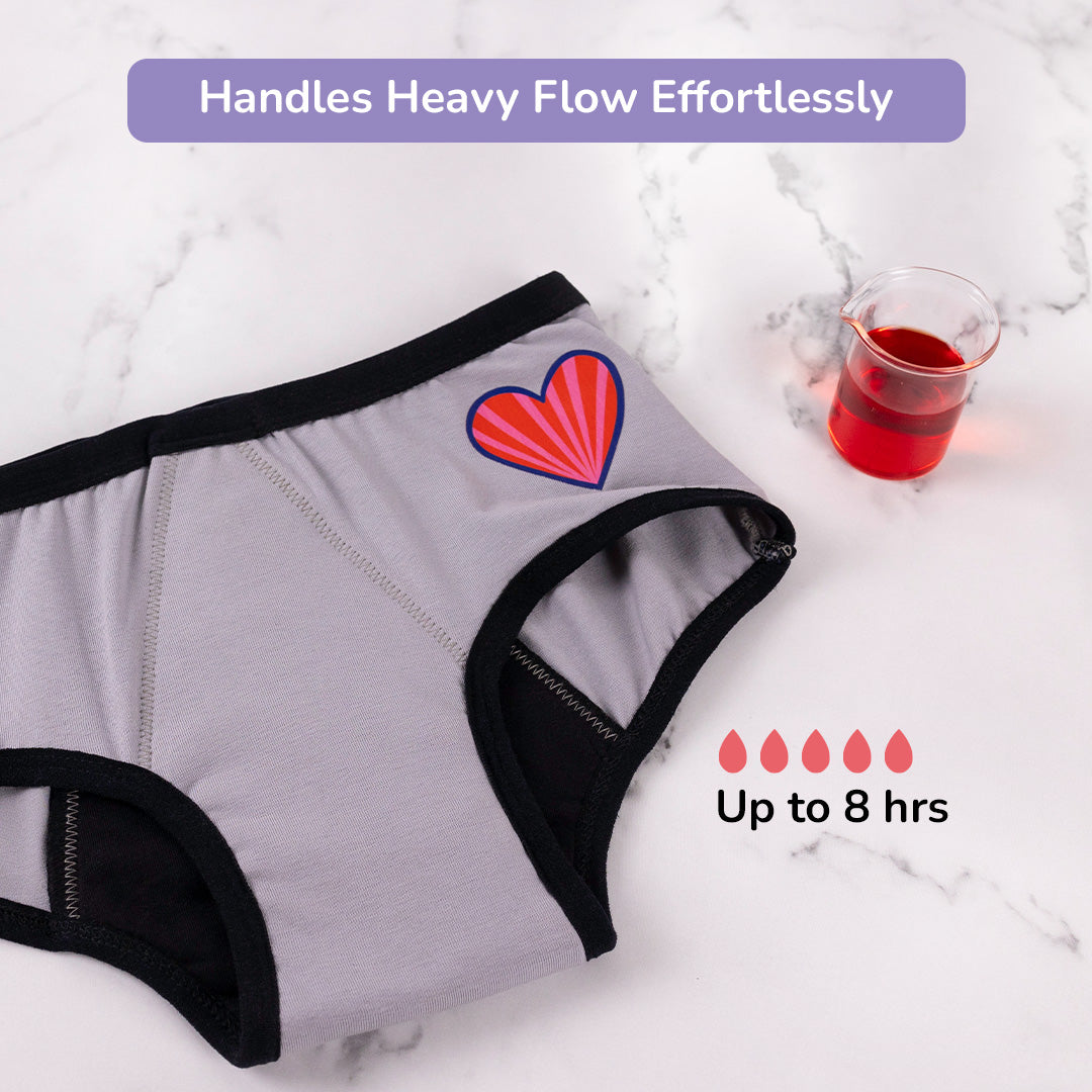 Black Reusable Period Panty (Heavy Flow)