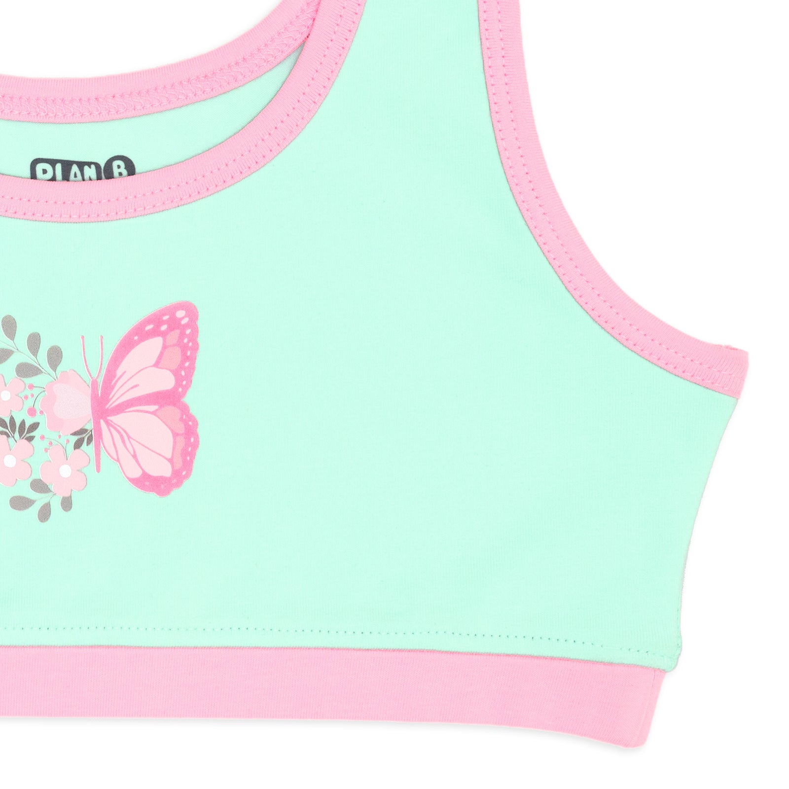Butterfly Double Layered Sports Bra