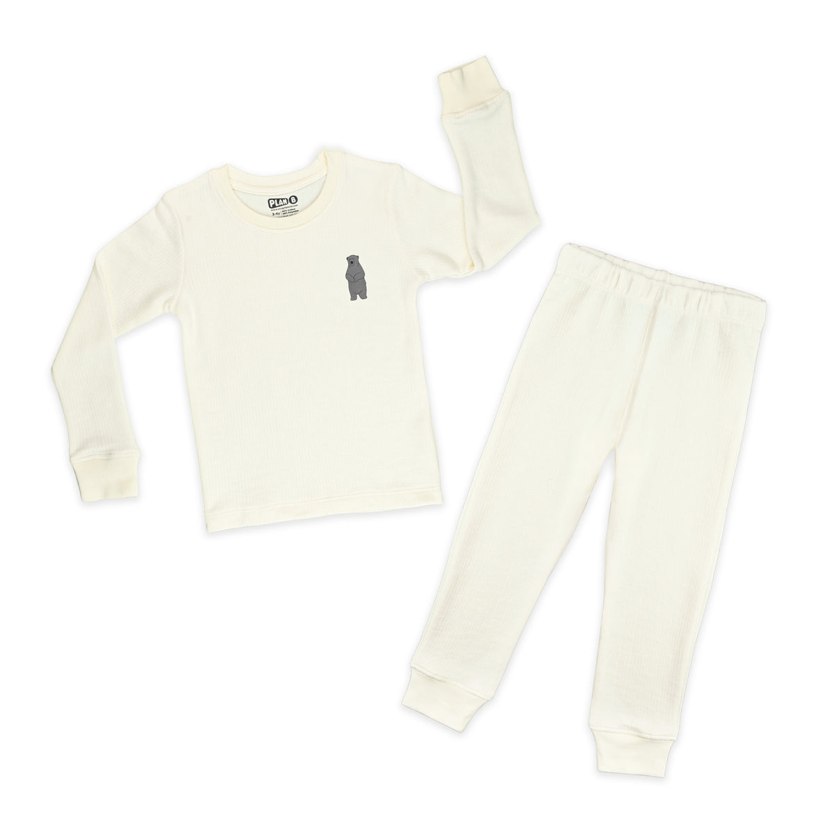 Cream Thermal Set For Boys