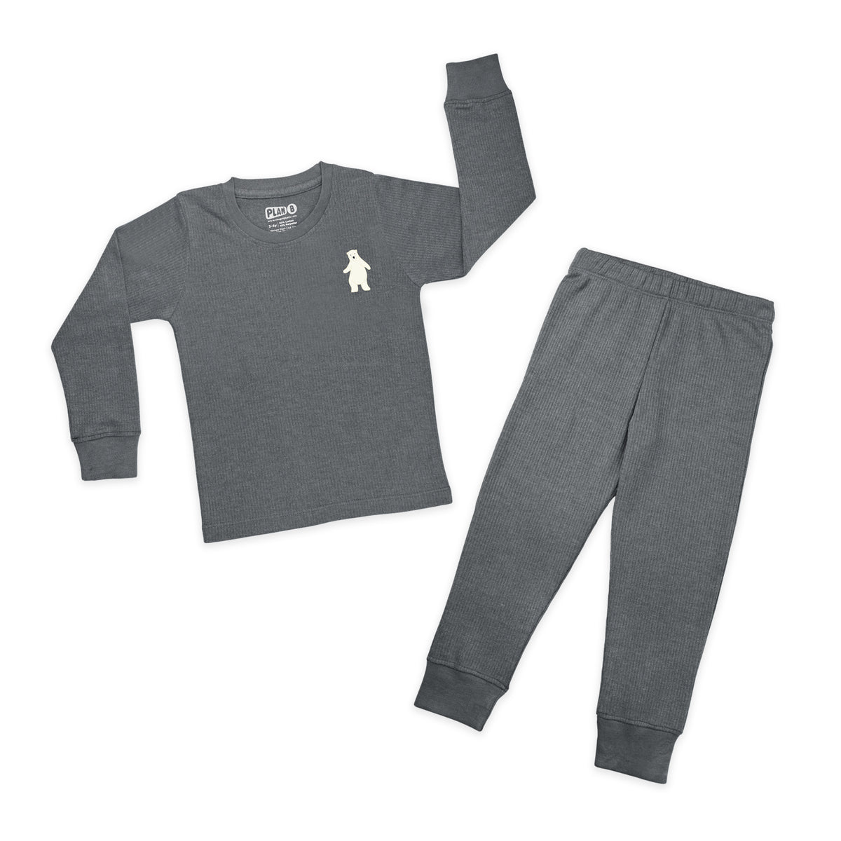 Grey Thermal Set For Boys