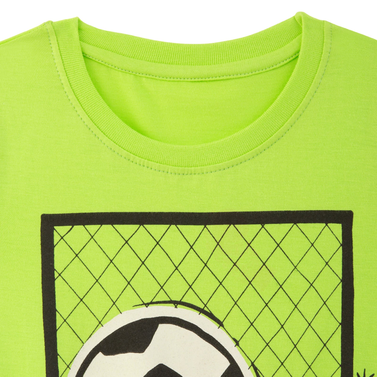 Football Shorts & Tee Nightsuit - Glow  in the Dark