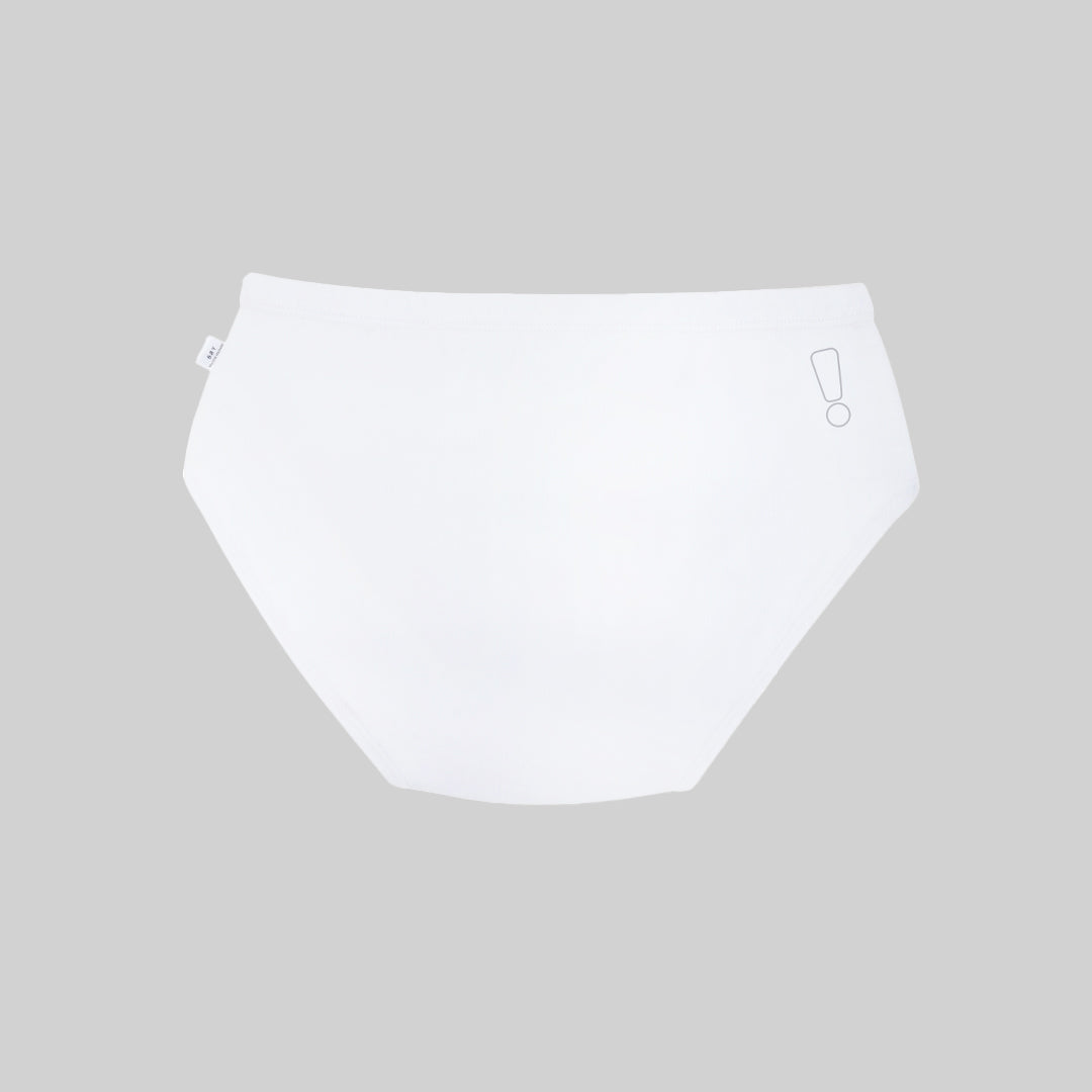 White Sports Brief & Vest Set