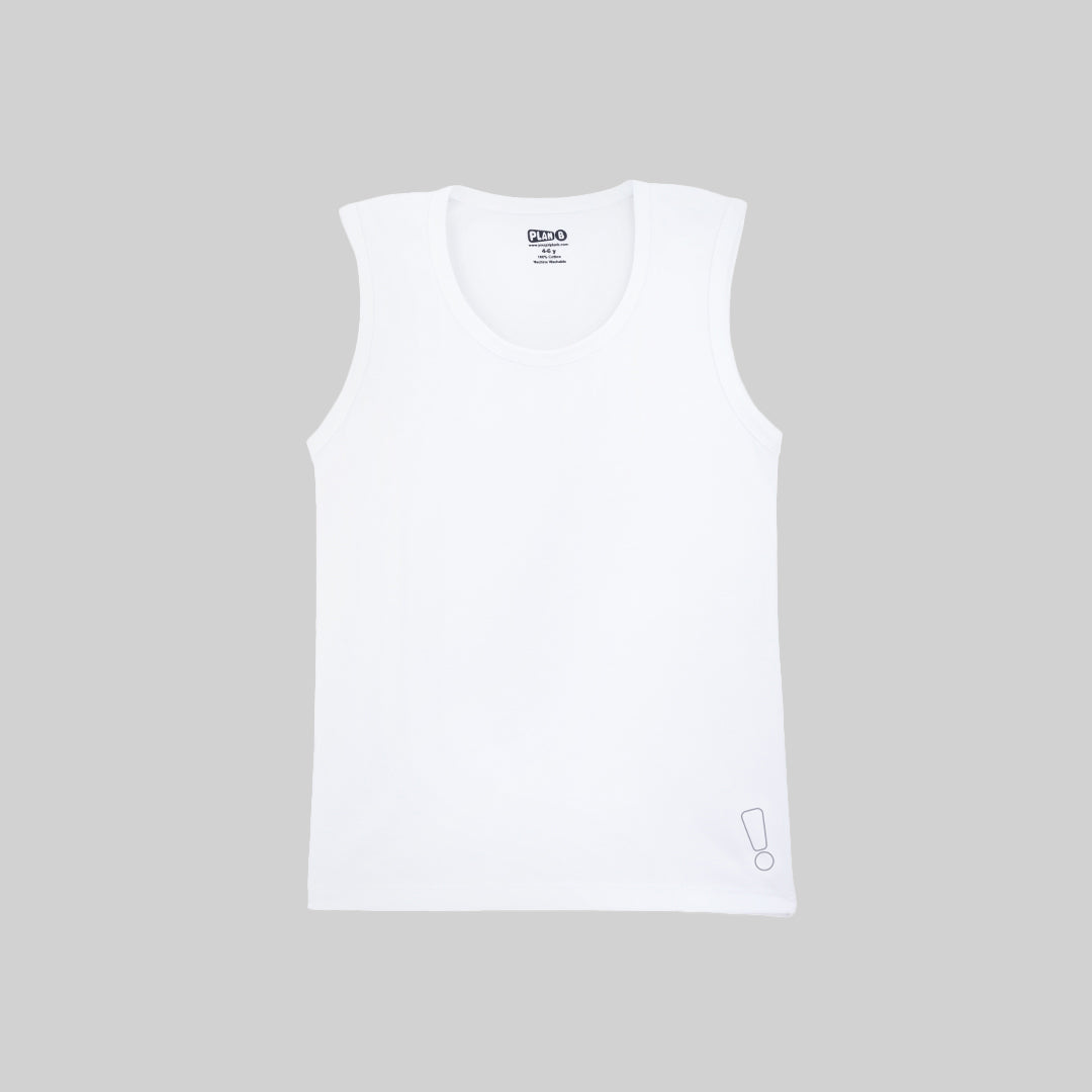 White Trunk & Vest Set