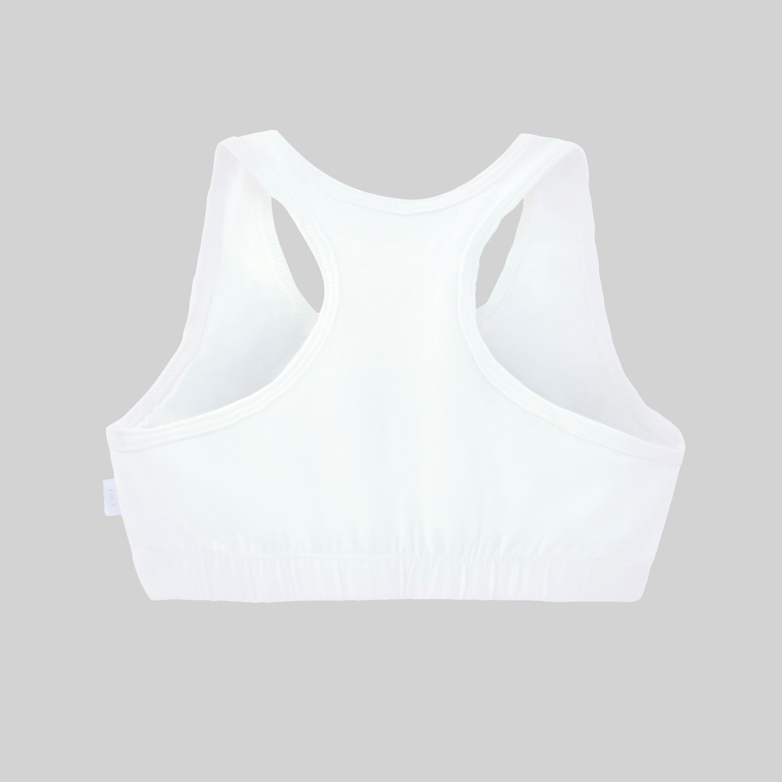 White Sports Bra & Trunk Set