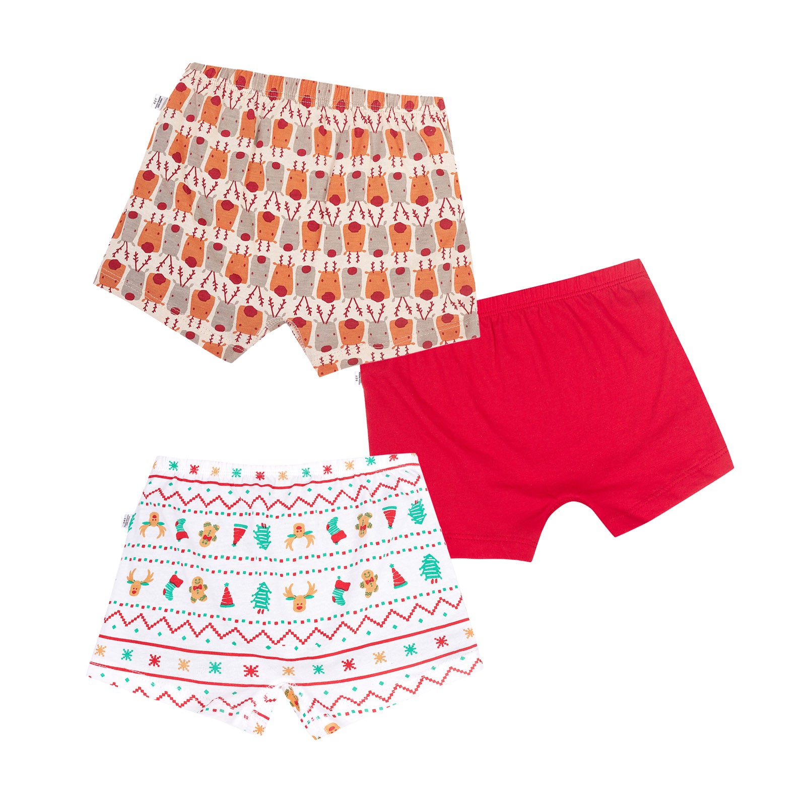 White Xmas - 3-Pack Boys Boxer