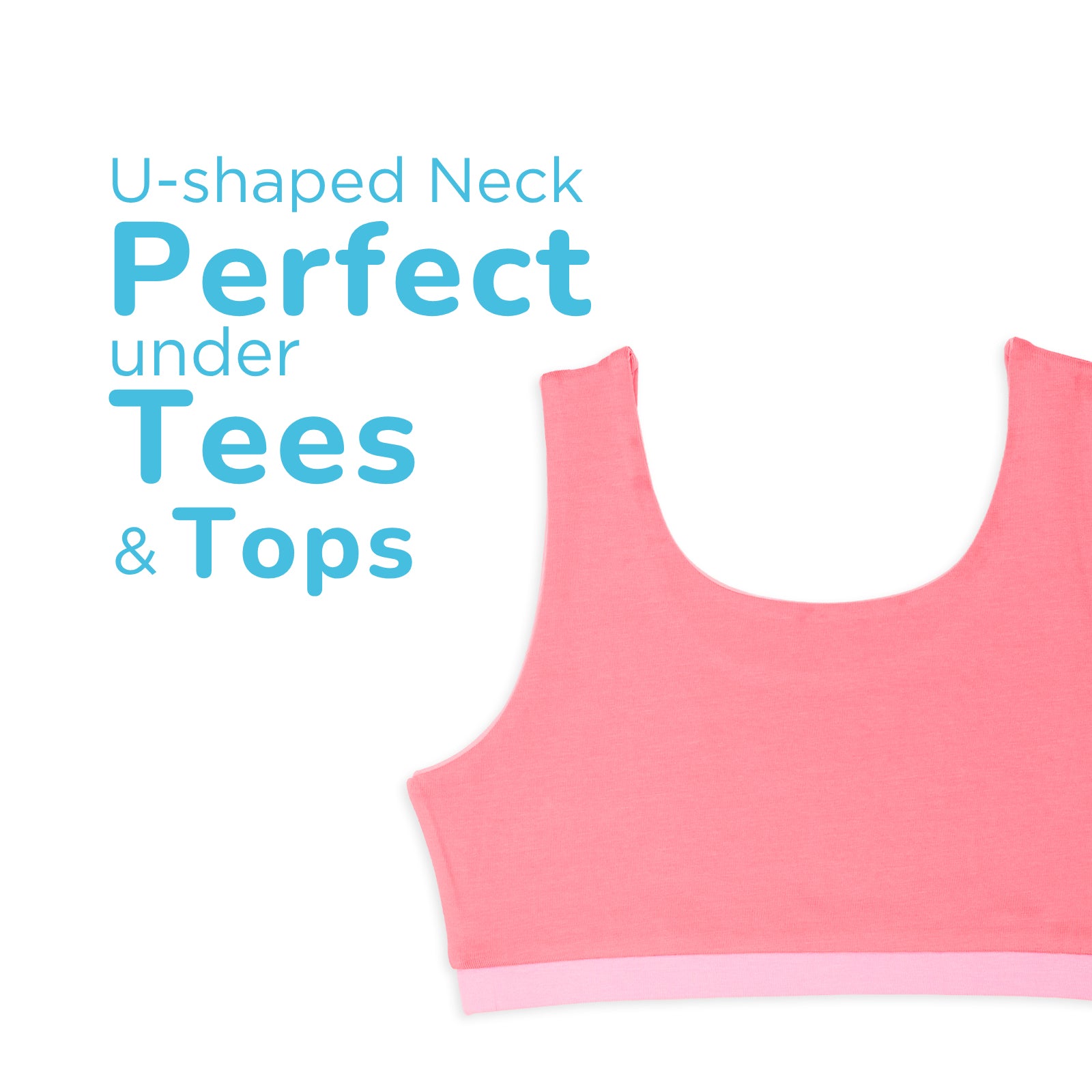 Coral & Pink Reversible Sports Bra