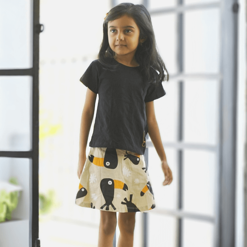 Toucans Skater Skirt Top Set