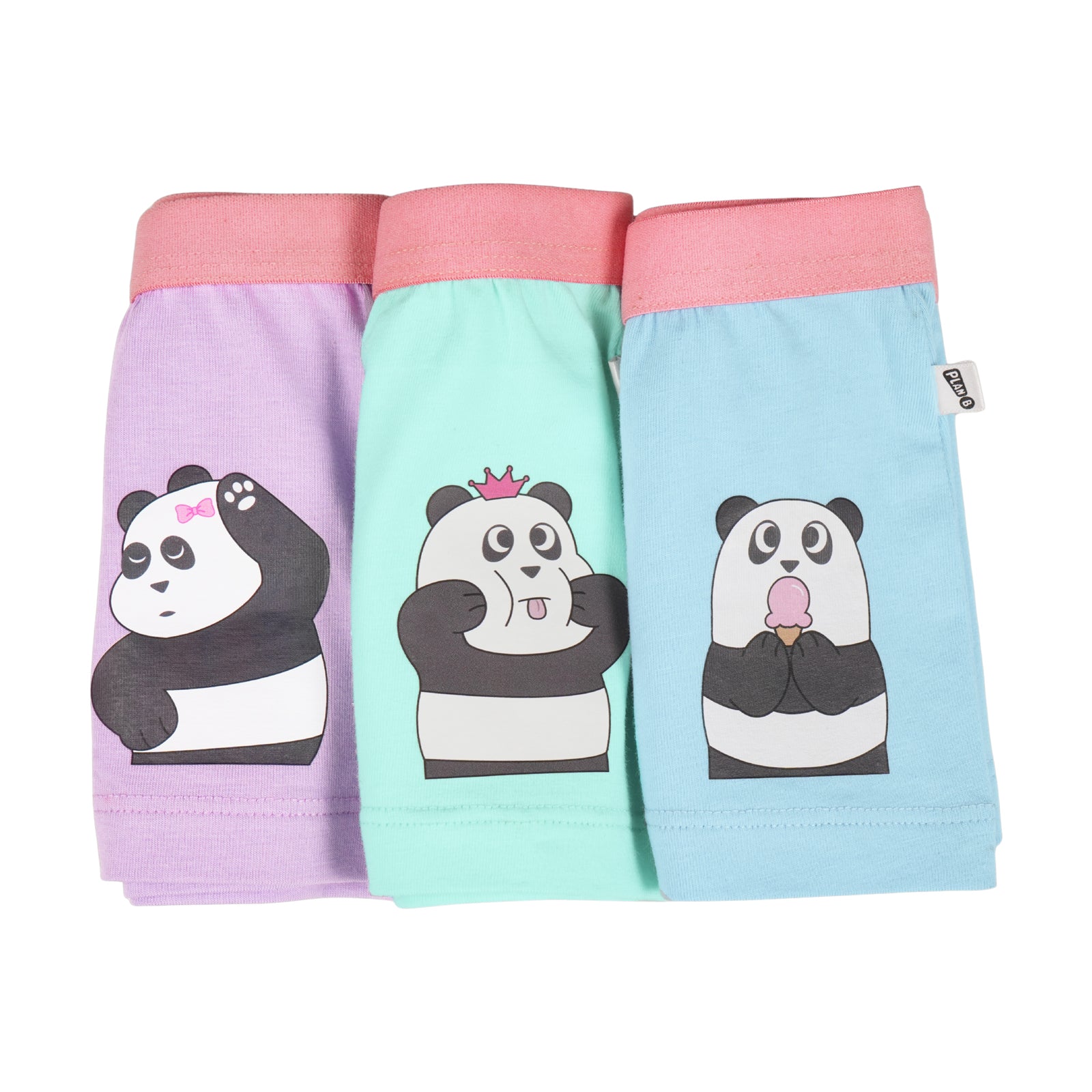 Panda 3-Pack Girl Trunks