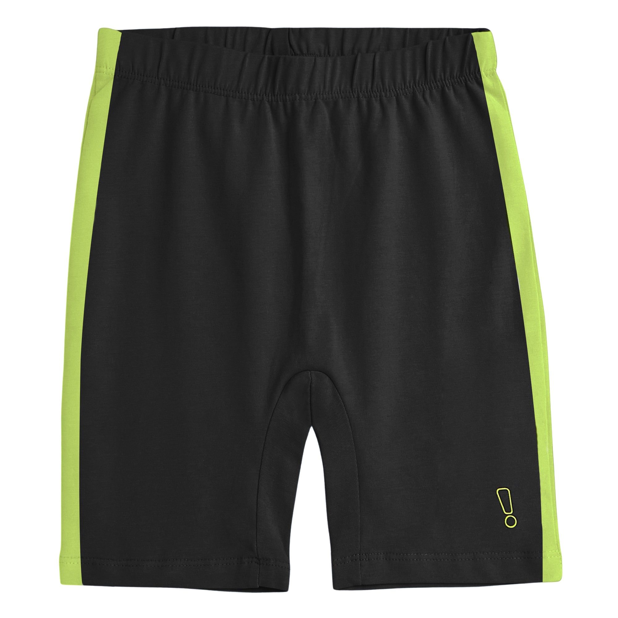 Black Tshirt and Cycling shorts set