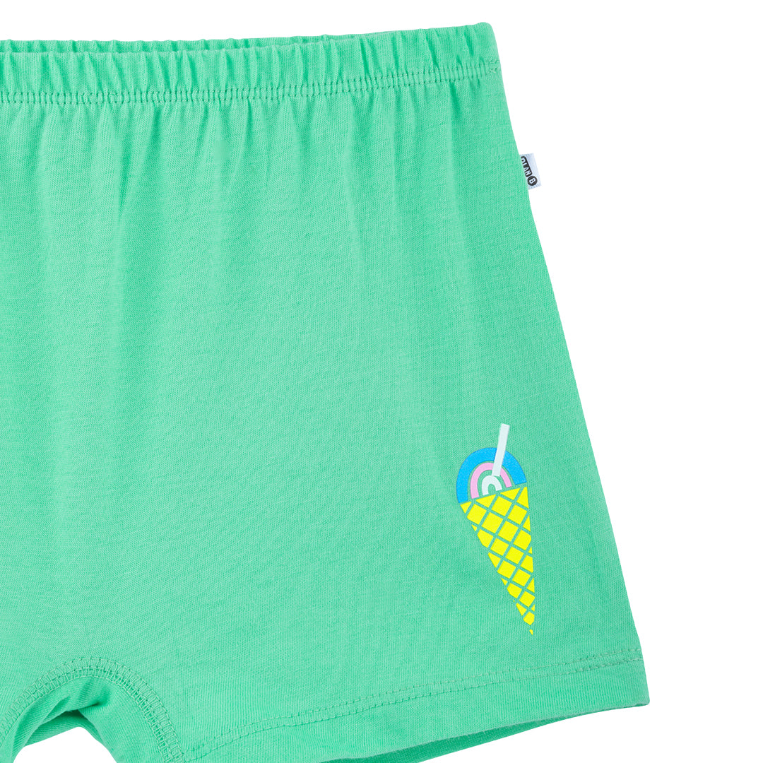 Icecream Green Girl Boxer