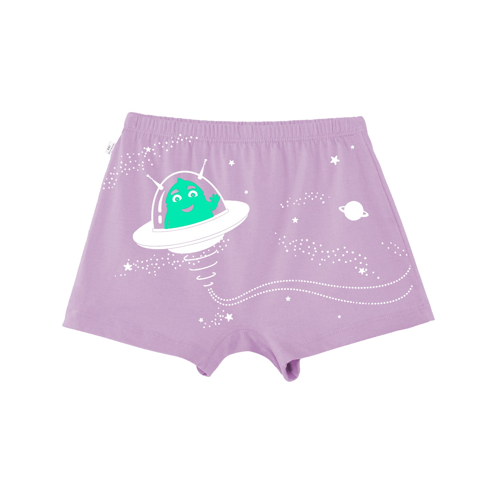 Space Purple Girl Boxer