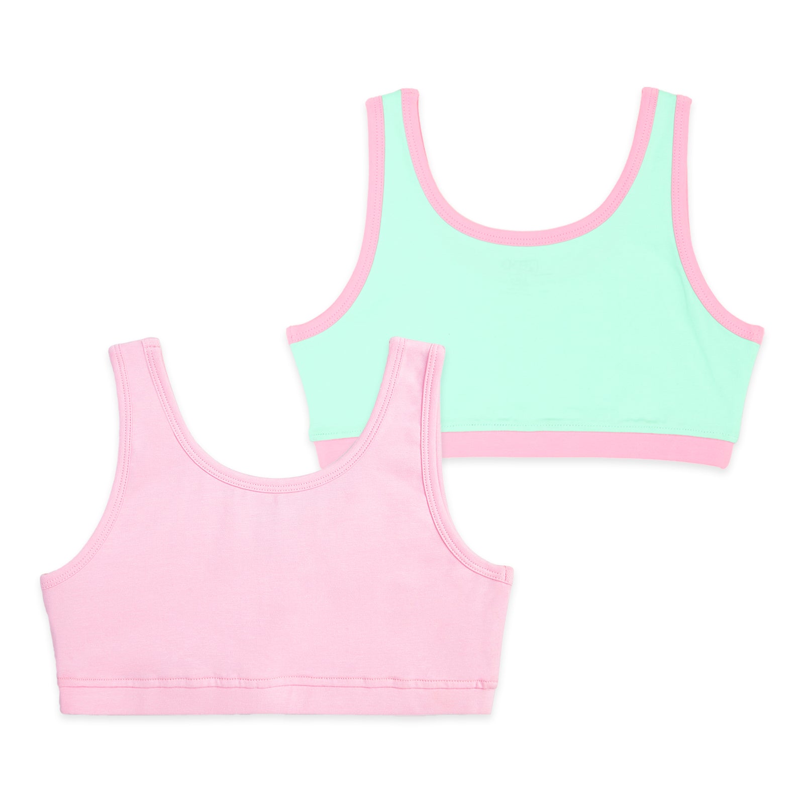 U-Shaped Double Layered Sports Bra - 2-Pack