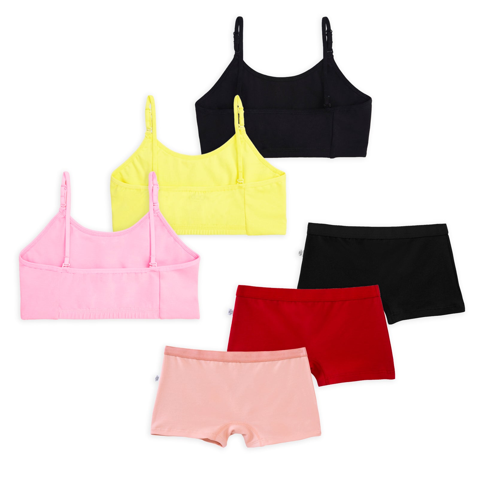 Flower Power 6-pack Training Bra & Trunk Set