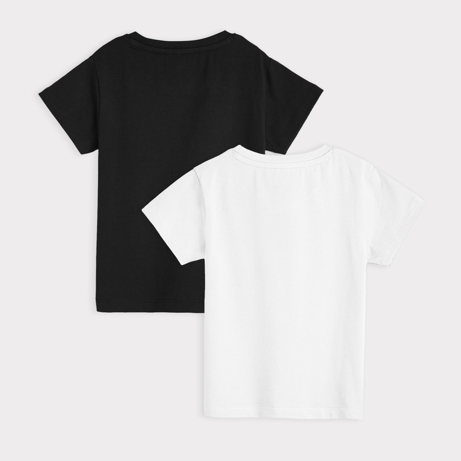 Monochrome Girl Tee 2-Pack Set