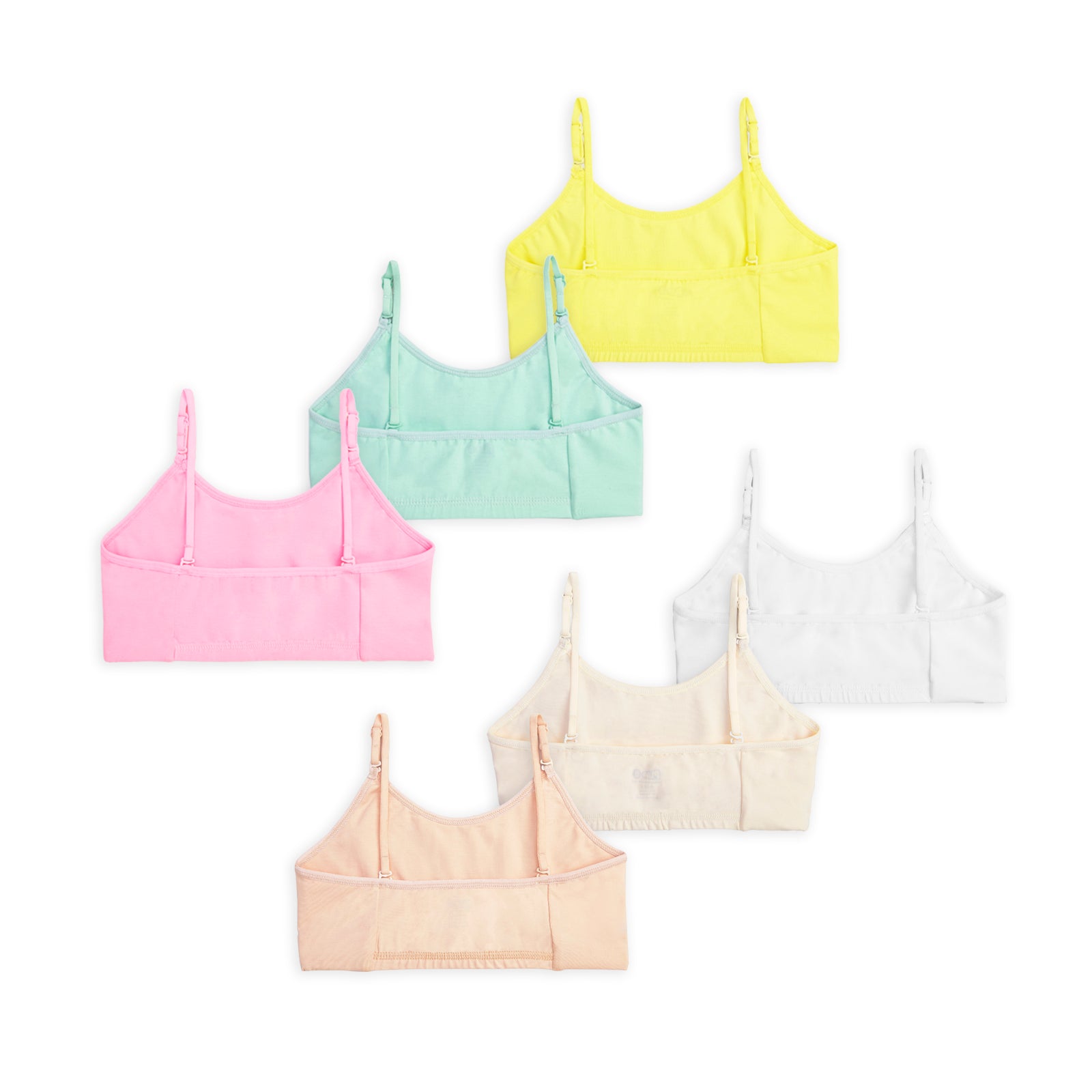Pastels 6-pack Training Bras