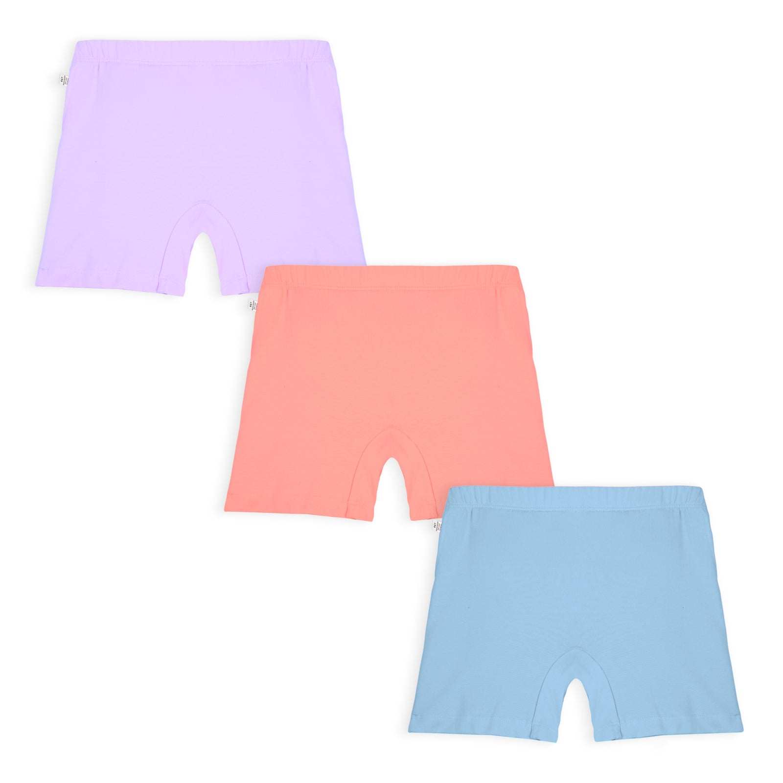 3-Pack Inner Shorts - Peach, Lavender, Blue