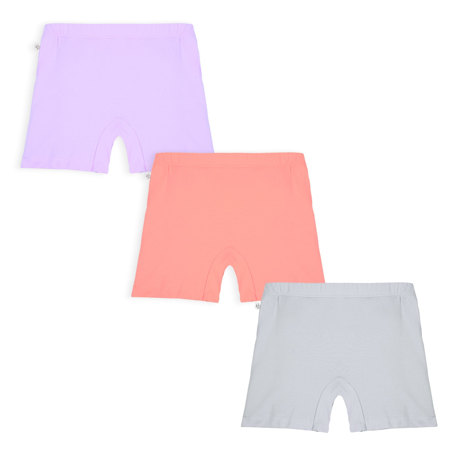 3-Pack Inner Shorts - Peach, Lavender, Grey