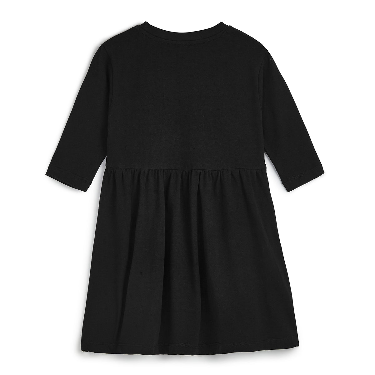 Black Dress with Glittery Butterfly Print