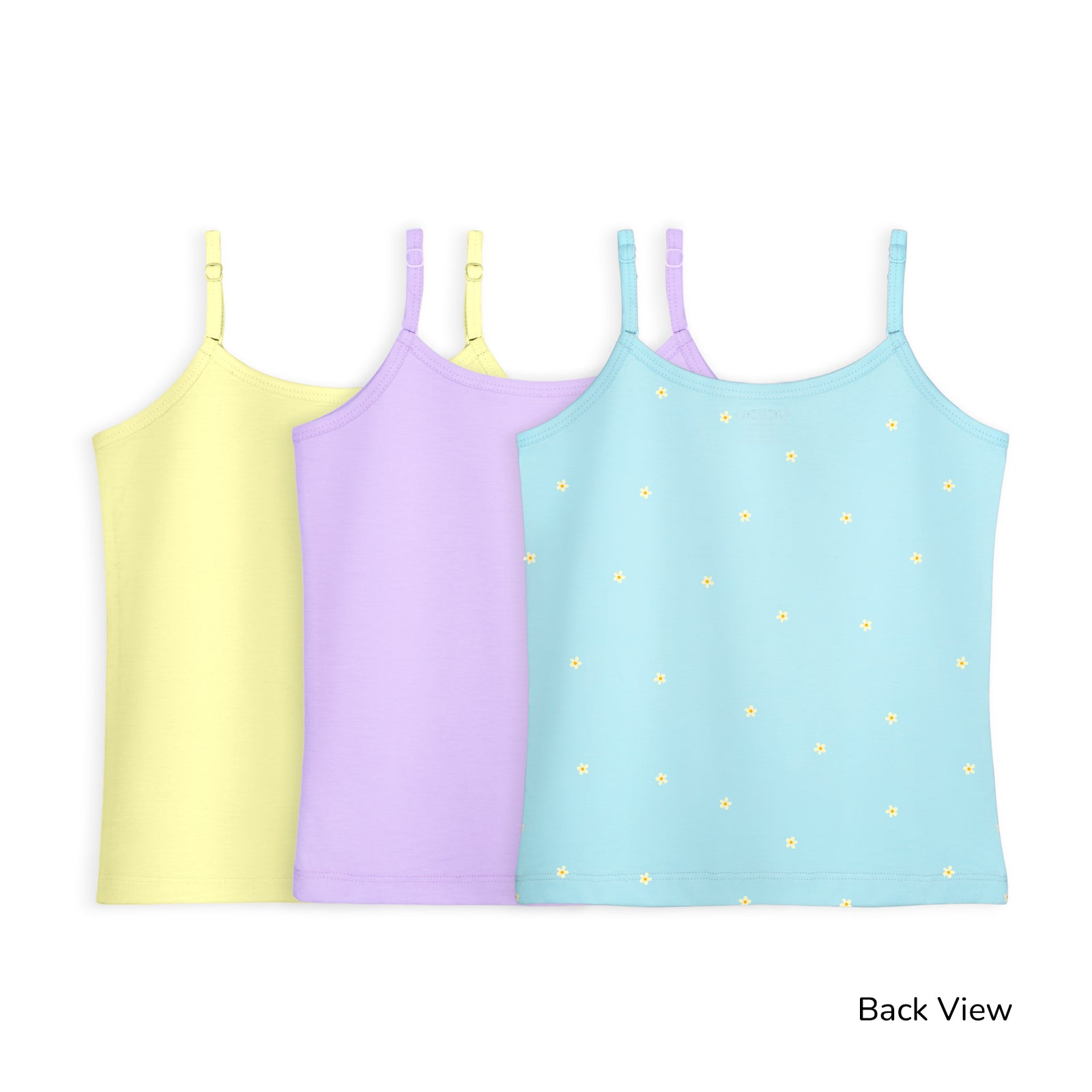Blue Daisies, Lemon & Lavender 3-Pack Camisoles