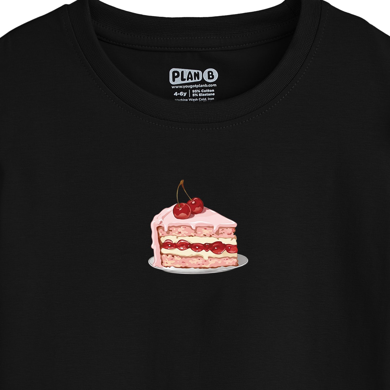 Black Pastry Frill T-shirt