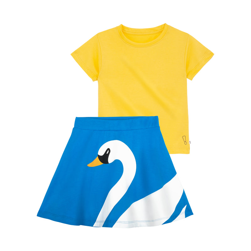 Swan - Skater Skirt & Top Set