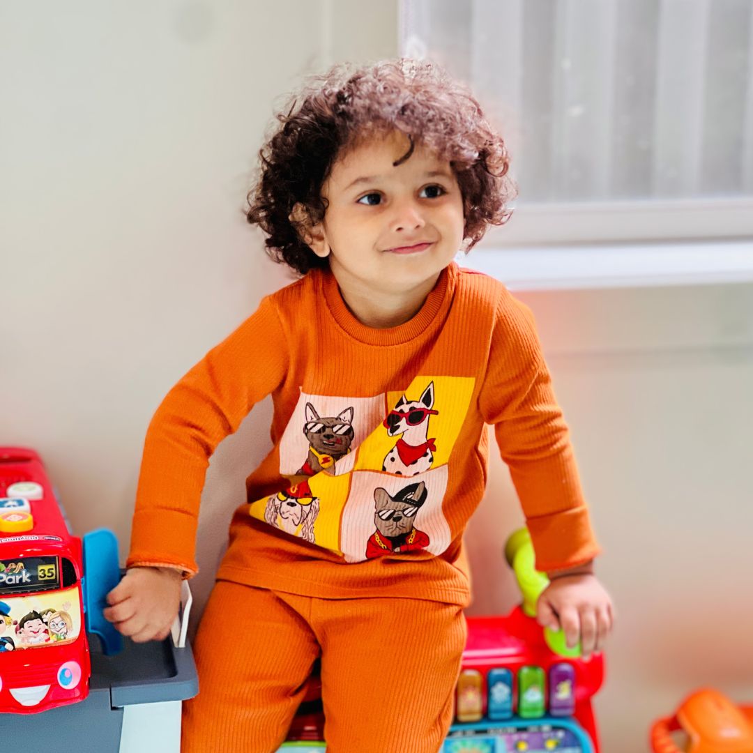 Woof Squad Winter Co-ord Set for Boys