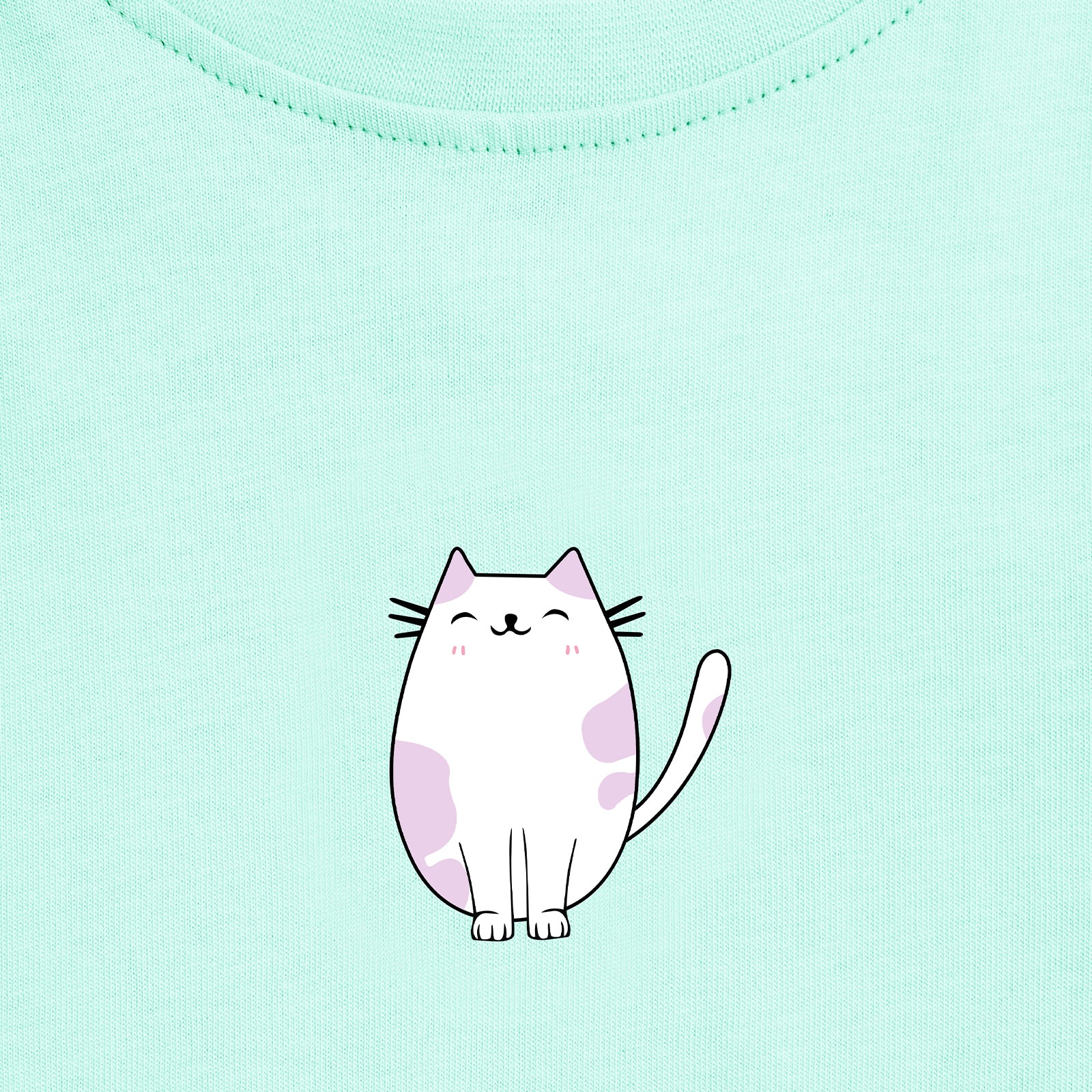 Green Cat Shorts Nightsuit