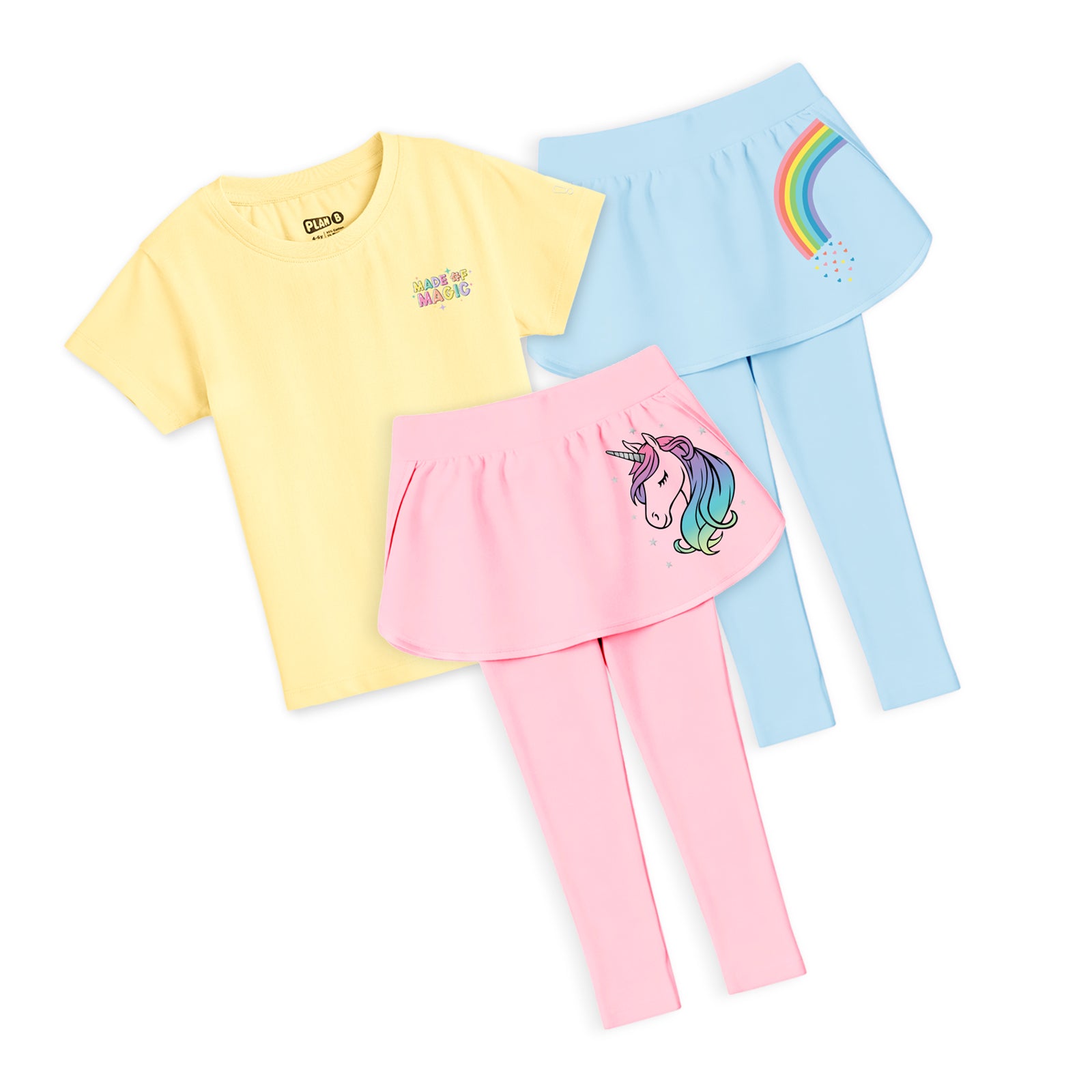 2-pack Skeggings & Tshirt Set - Magic