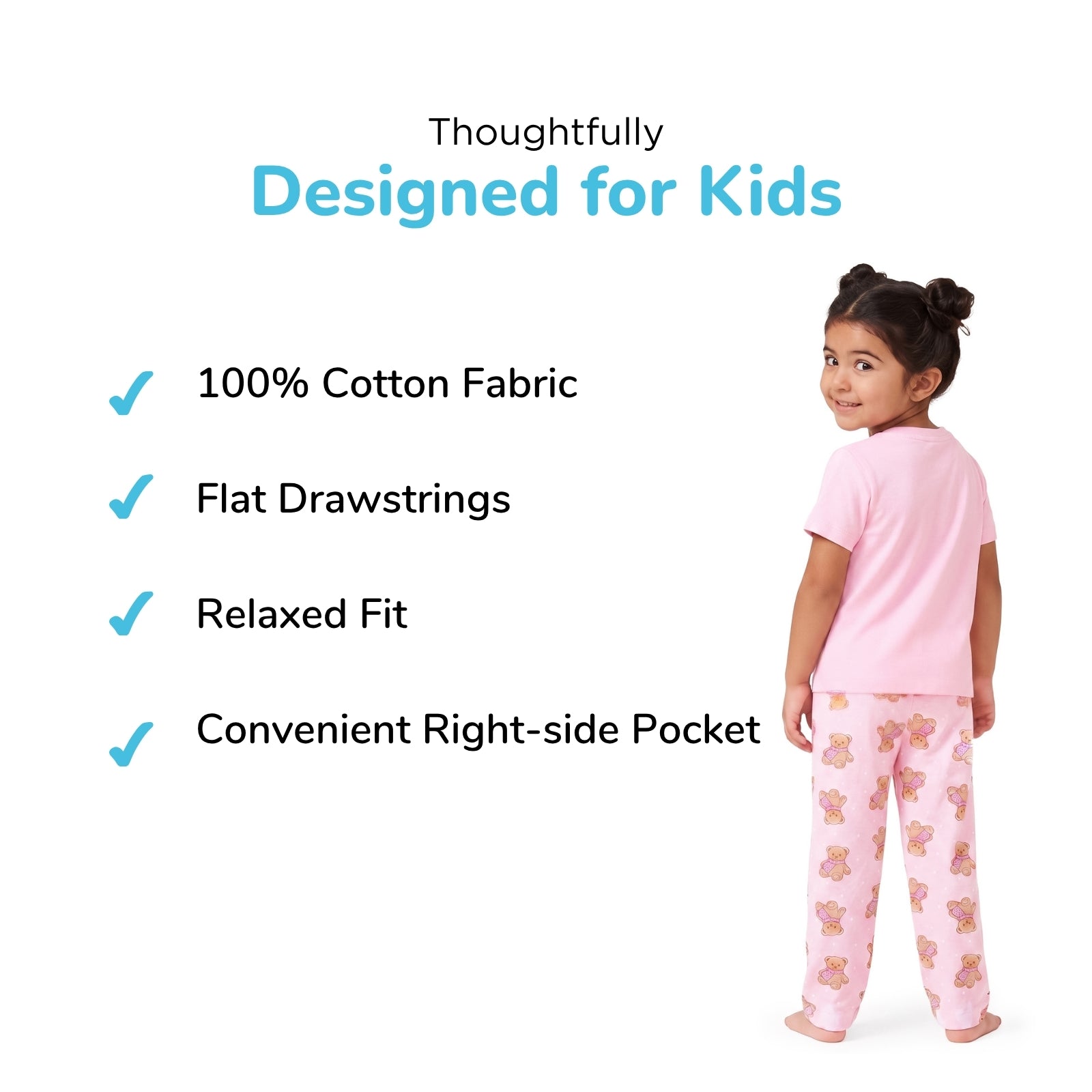 3-in-1 Teddy Nightsuit Set