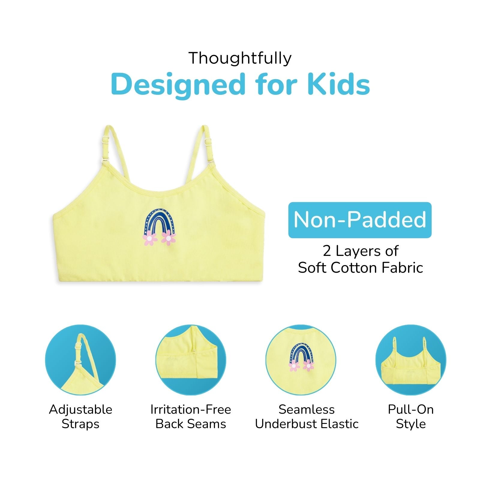 Daisy 3-Pack Training Bras