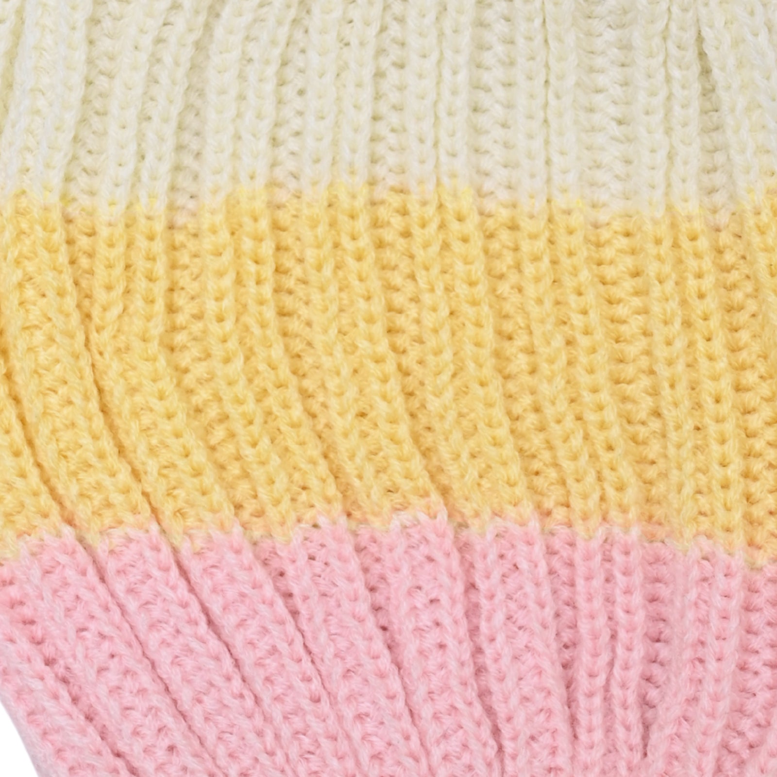Three Coloured Stripe Knit Beanie