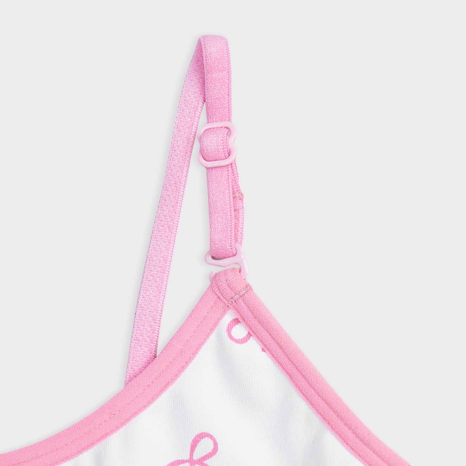 White Bow Training Bra