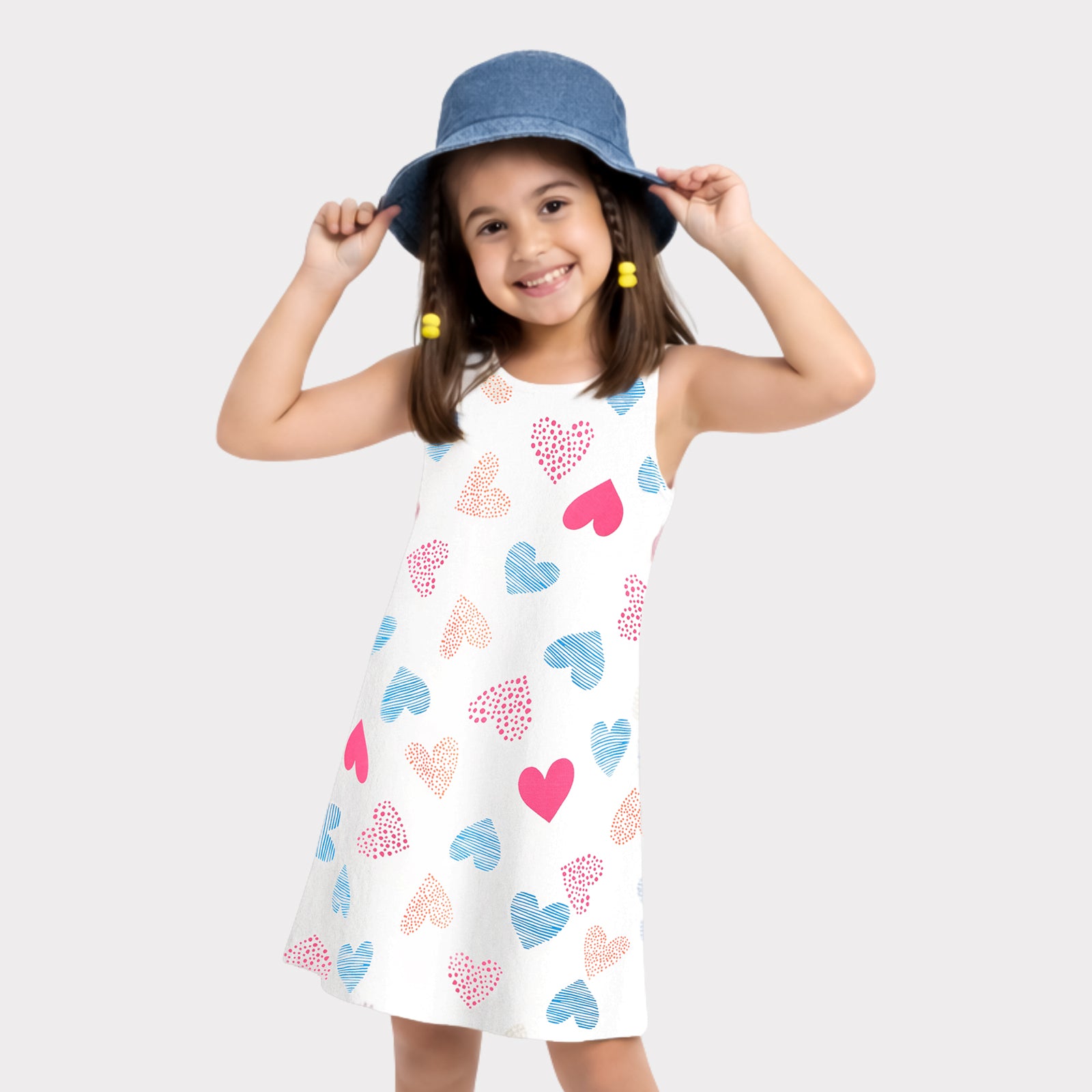 Hearts A-Line Dress