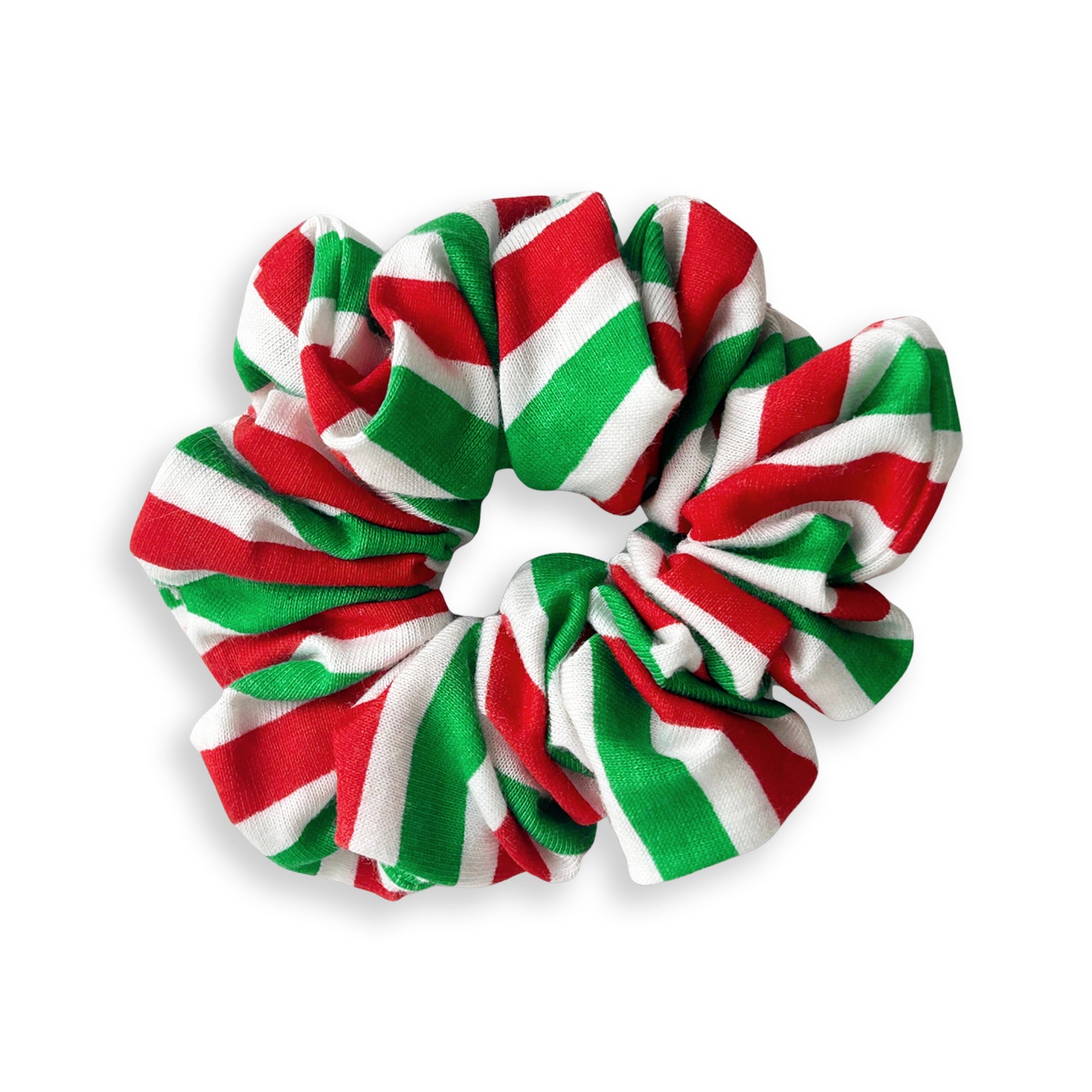 Christmas Striped Scrunchie
