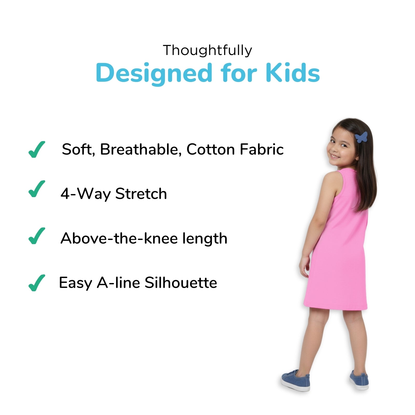 Flamingo Dress & Inner Short Set