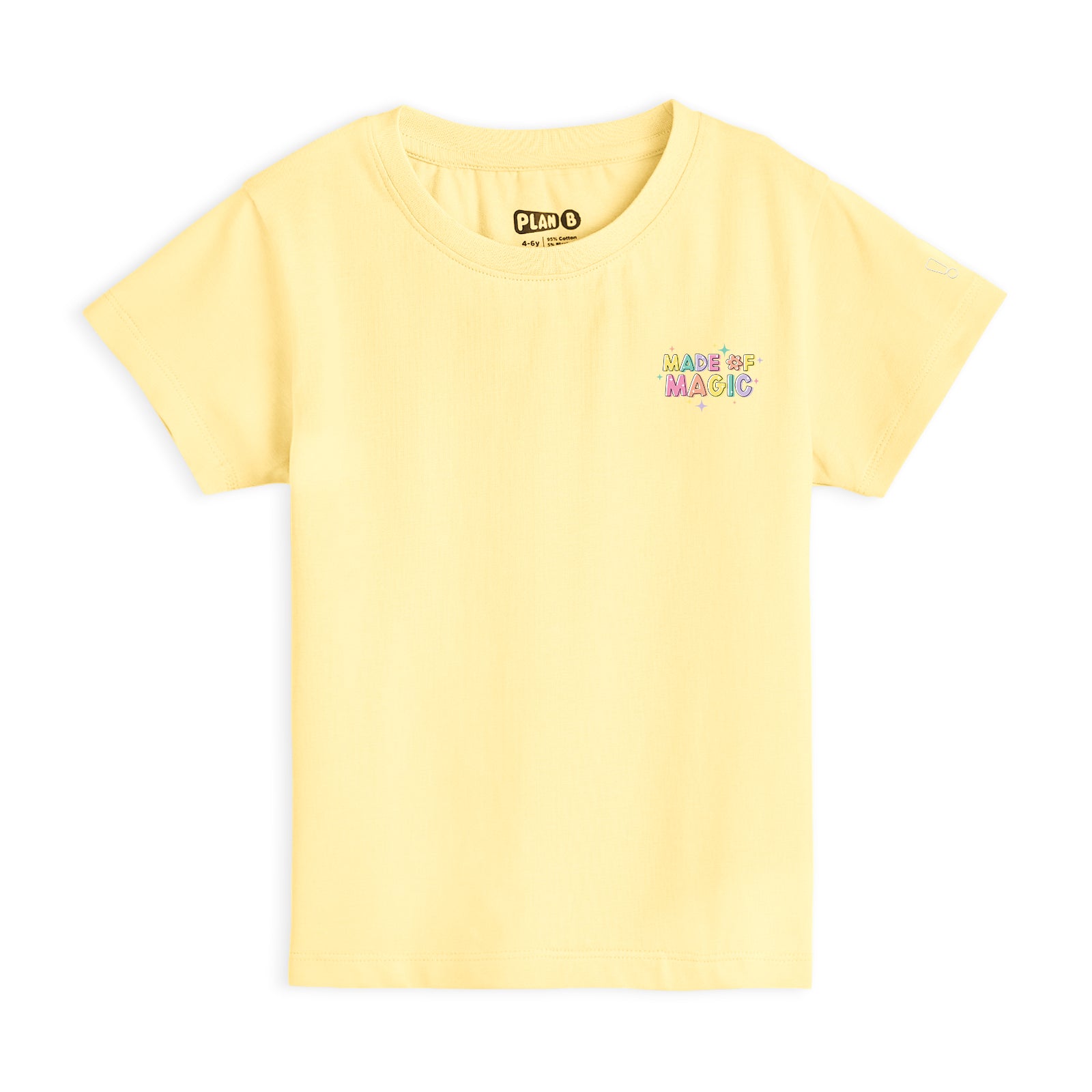 Pink Unicorn Skeggings & Yellow Magic T-shirt Set