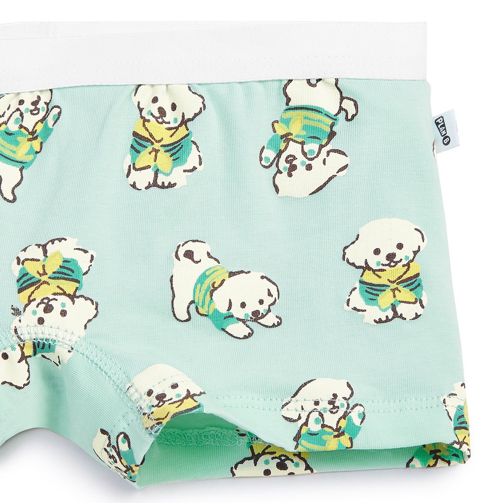 Green Puppy Girl Trunks