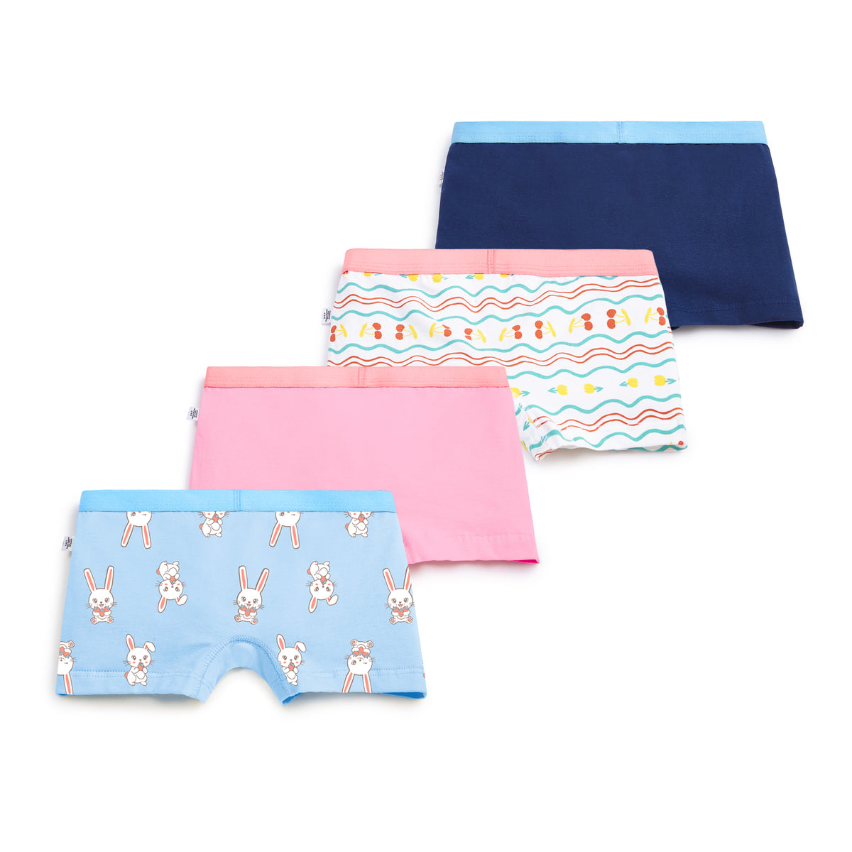 Bunnies 4-pack Girl Trunks