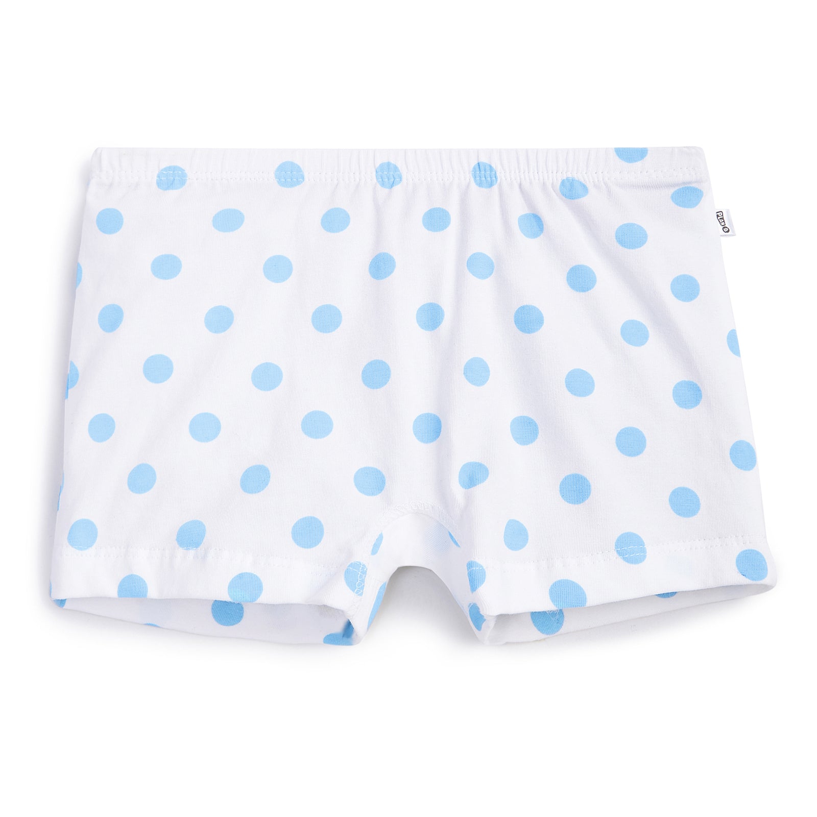 Blue Polka Girl Boxer